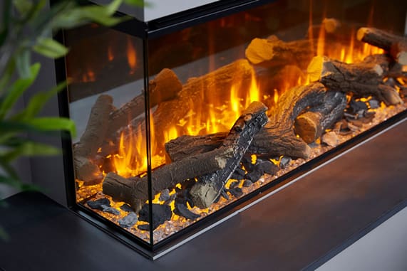 Slate Effect - 48in Forest Electric Fireplace